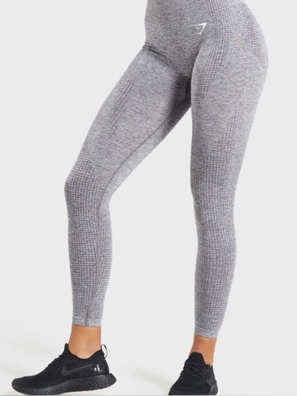 GYMSHARK Vital Seamless Leggings - Grey - Like New